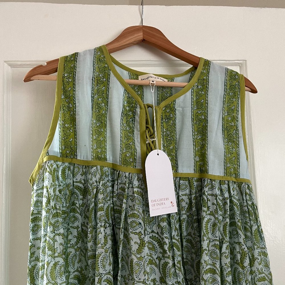 Daughters of India Aahna Maxi Dress Cardamom NWT